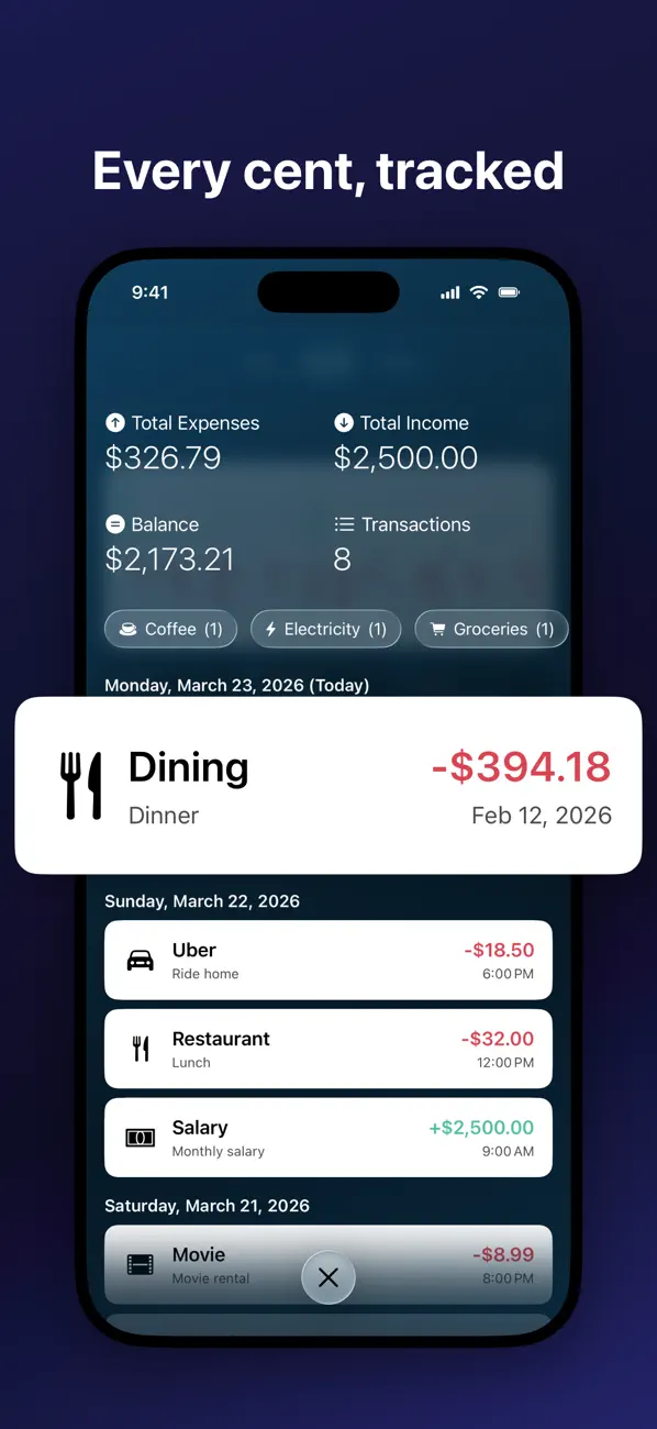 Coins - Spending Tracker screenshot 4