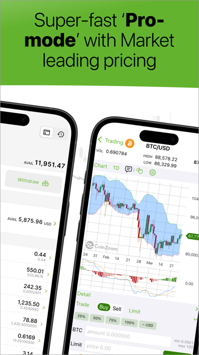 CoinZoom Buy, Spend, Send BTC screenshot 2