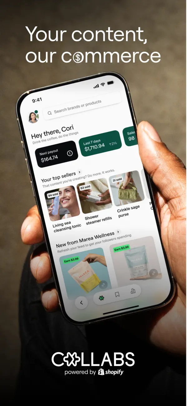 Collabs: Content commerce screenshot 6