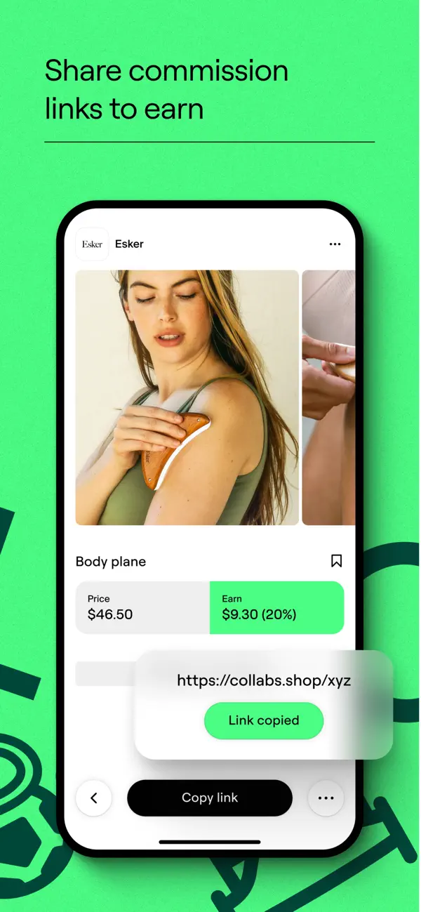 Collabs: Content commerce screenshot 3