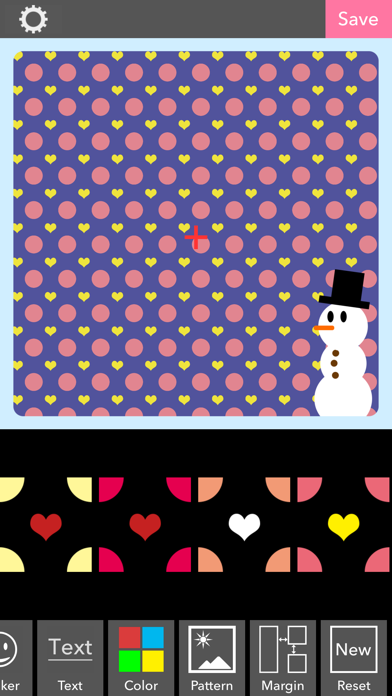 Collage Image with Cute Sticker and Frame - Fragment screenshot 2