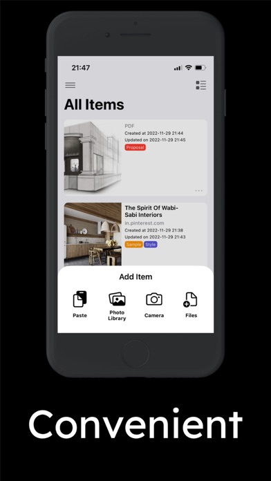 Collection of Inspiration screenshot 4