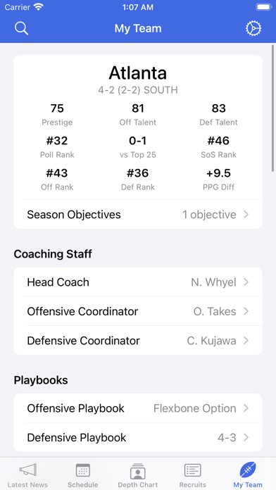 College Football Coach screenshot 1