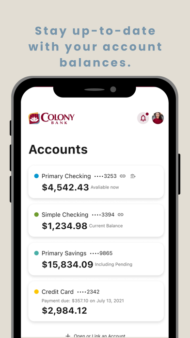 Colony Bank Mobile Banking screenshot 3