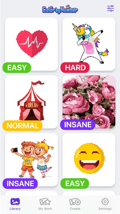 Color by Number∘ screenshot 1