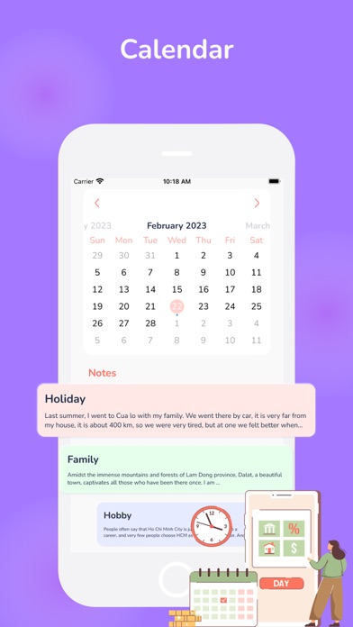 Color Note: Lock Notes Widget screenshot 2