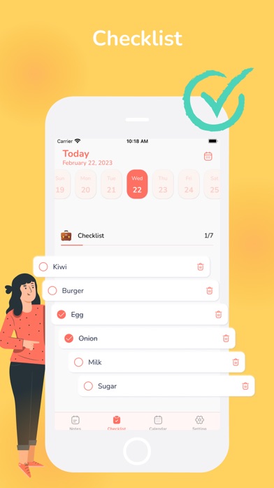 Color Note: Lock Notes Widget screenshot 3
