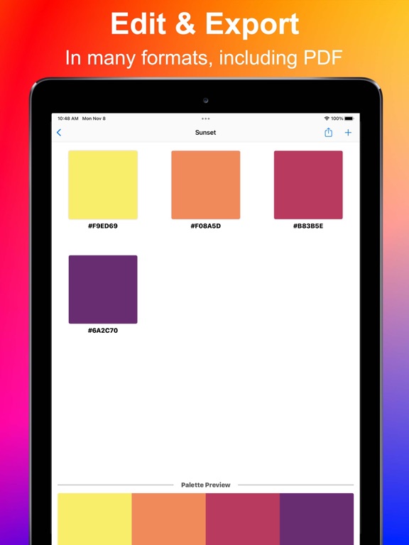Color Palettes - Find & Create screenshot 1
