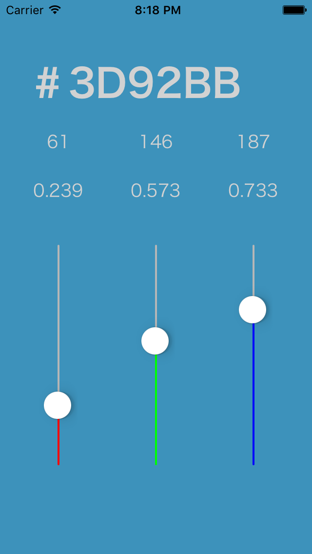 Color Picker ~ convert with slider and RGB screenshot 4