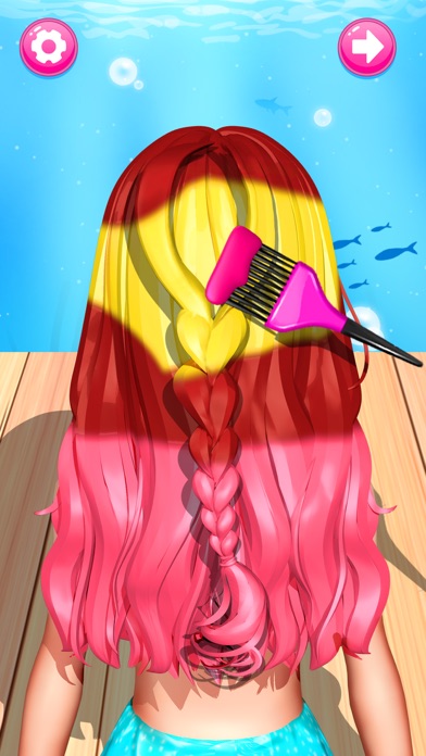 Color Reveal Mermaid Games screenshot 1