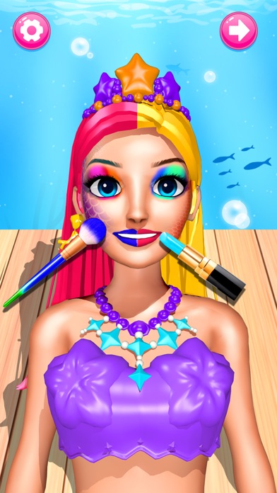 Color Reveal Mermaid Games screenshot 3