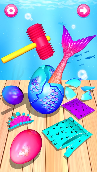 Color Reveal Mermaid Games screenshot 2