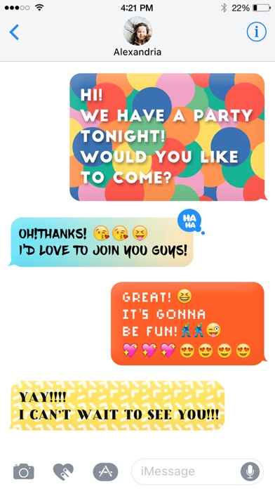 Color Text Messages- customizer colorful texting screenshot 1