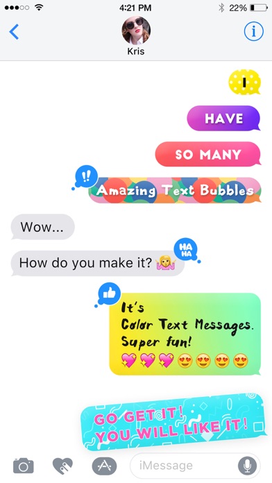 Color Text Messages- customizer colorful texting screenshot 5