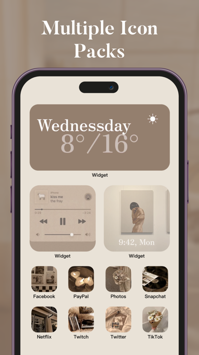 Color Themes: App Icons,Widget screenshot 5