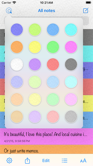 Colored Note screenshot 3