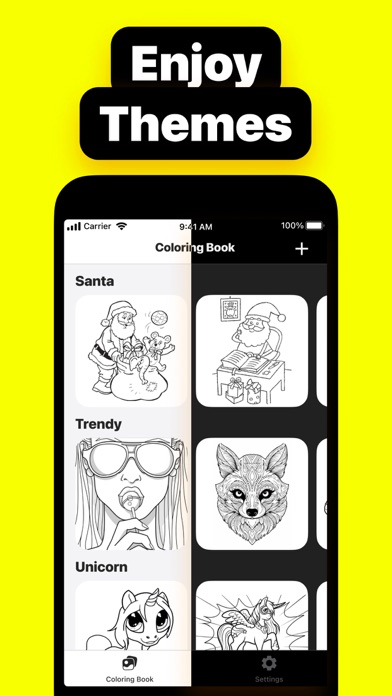 Coloring Book - Adults & Kids screenshot 1
