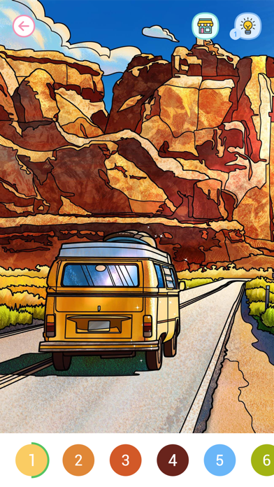Coloring Book -Color by Number screenshot 1