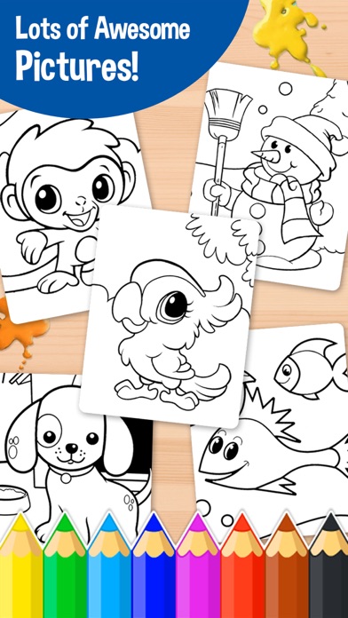 Coloring Book FREE: for Toddlers Kids Boys & Girls screenshot 1