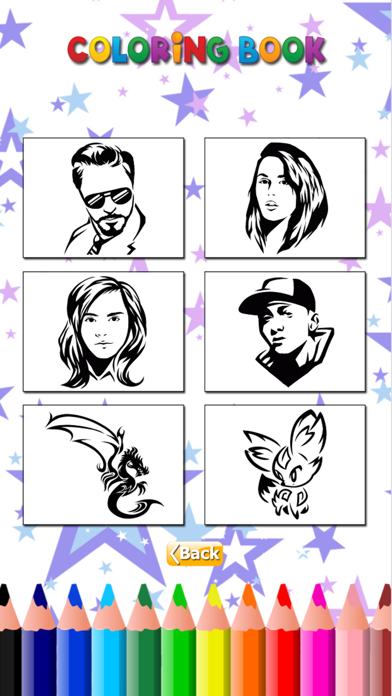 Coloring Book Tattoo Design: Painting Picture Tribal Tattoos Free Edition screenshot 2