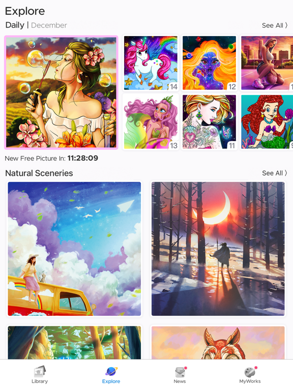 Coloring Fun : Color by Number screenshot 9