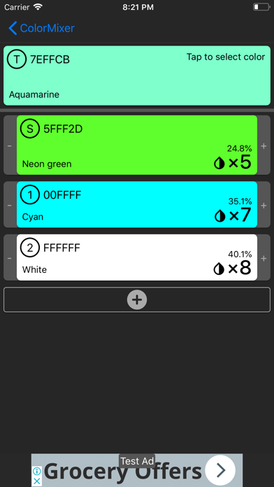 ColorMixer Mix Unmix & Convert screenshot 1
