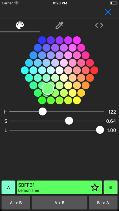 ColorMixer Mix Unmix & Convert screenshot 4