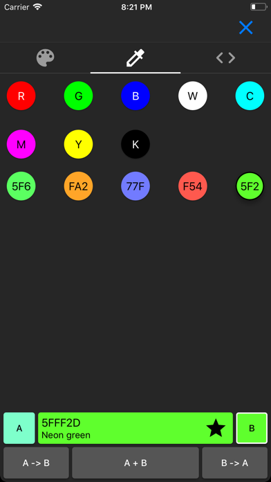 ColorMixer Mix Unmix & Convert screenshot 3