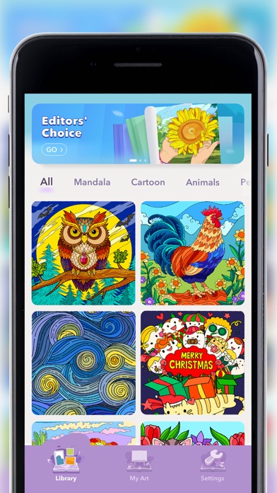 ColorPlanet® Paint by Number screenshot 1