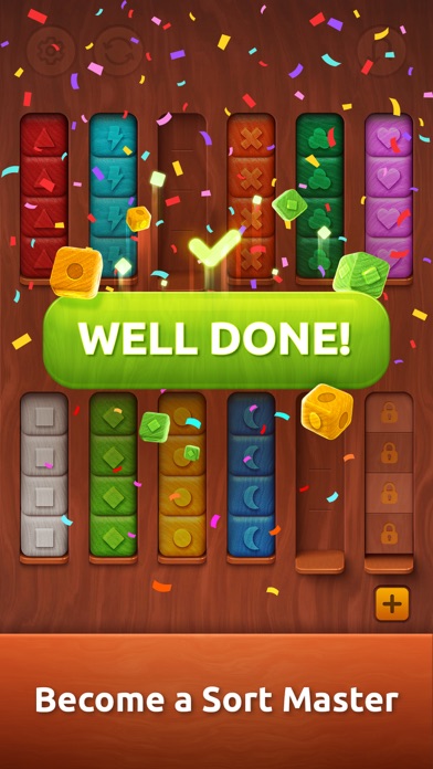 Colorwood Sort Puzzle Game screenshot 1