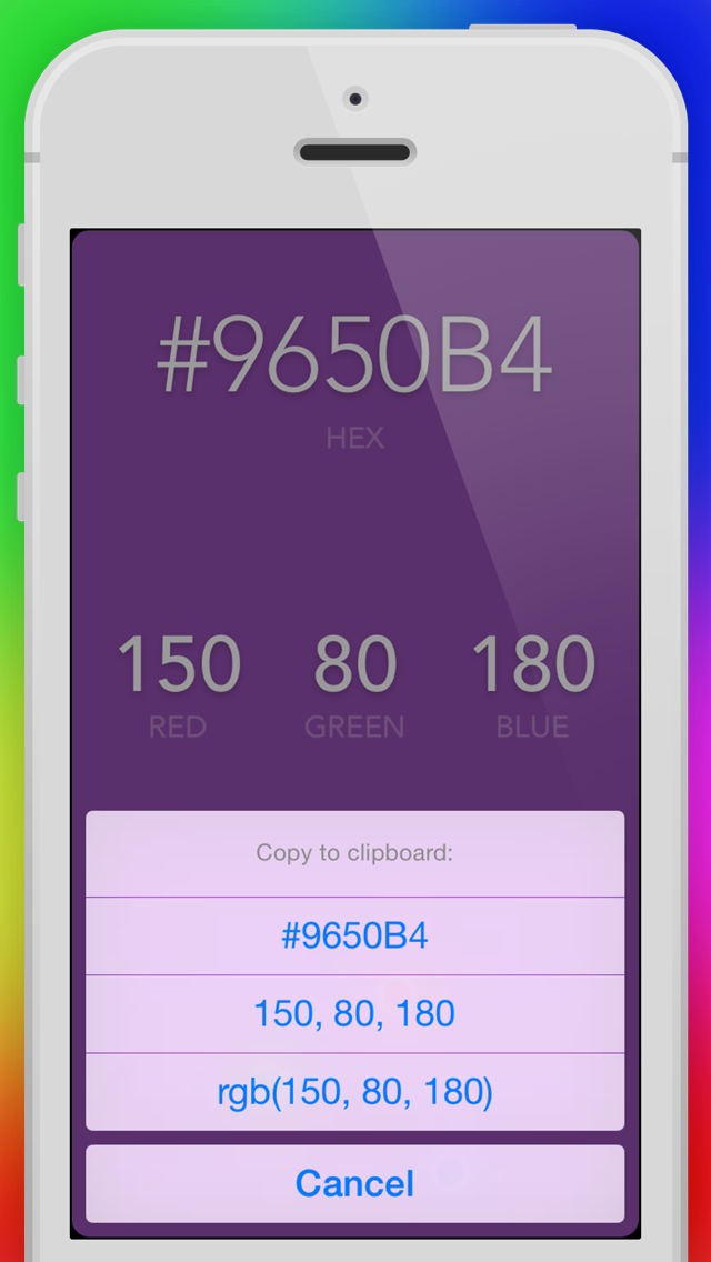 Colour Picker — RGB & HEX Colour Converter Tool screenshot 2