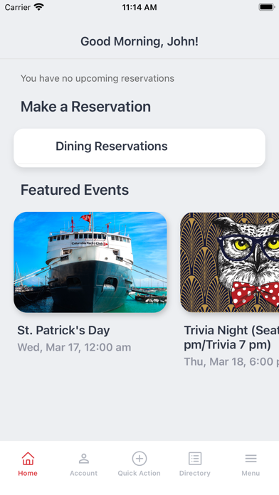 Columbia Yacht Club screenshot 2
