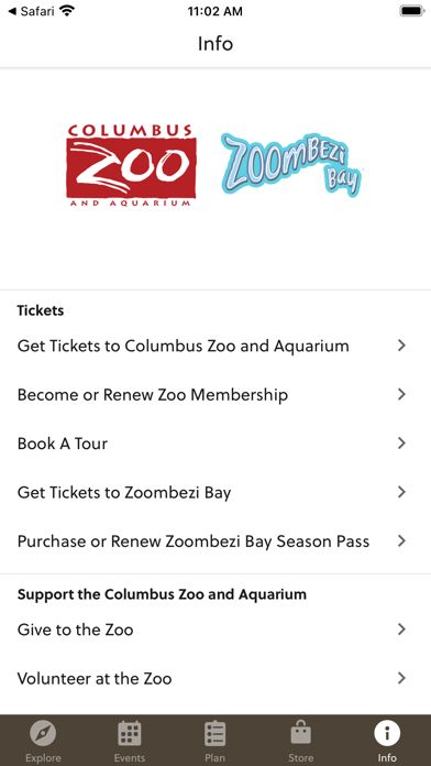 Columbus Zoo and Aquarium screenshot 1