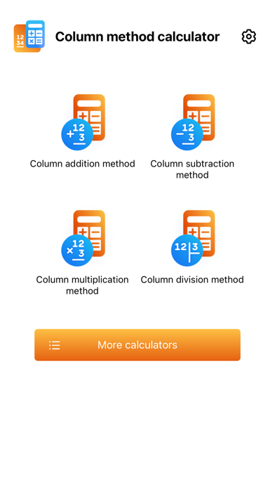 Column subtraction method screenshot 2