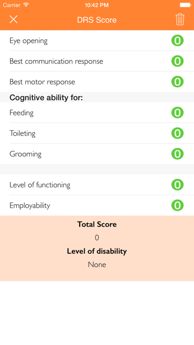 Coma scales screenshot 2