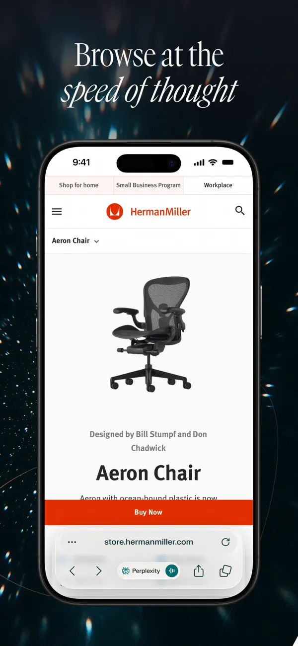 Comet - AI Browser & Assistant screenshot 1
