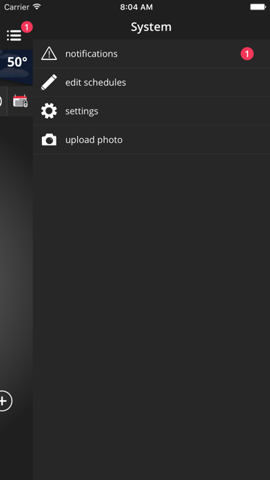 Comfort Sync® Thermostat screenshot 2