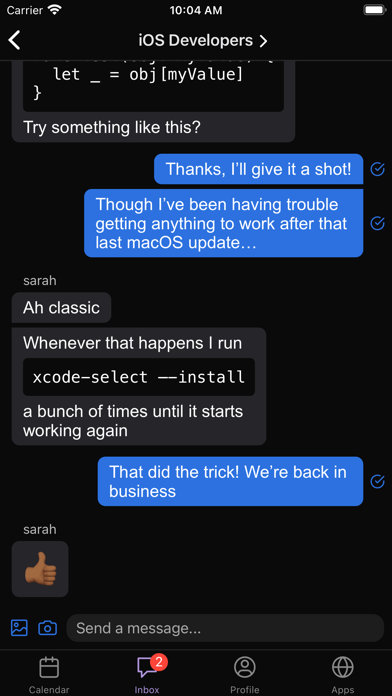 Comm Messenger screenshot 3