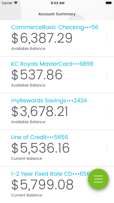 Commerce Bank for iPhone screenshot 3
