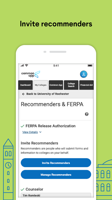 Common App screenshot 2