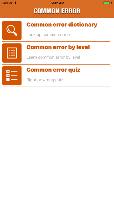 Common Error screenshot 5
