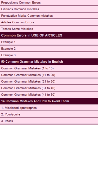 Common Errors in English screenshot 4