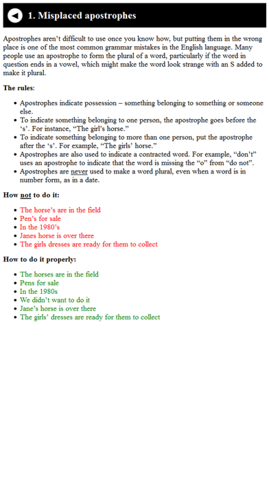 Common Errors in English screenshot 3