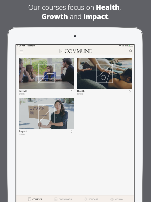 Commune: Life-Changing Courses screenshot 4