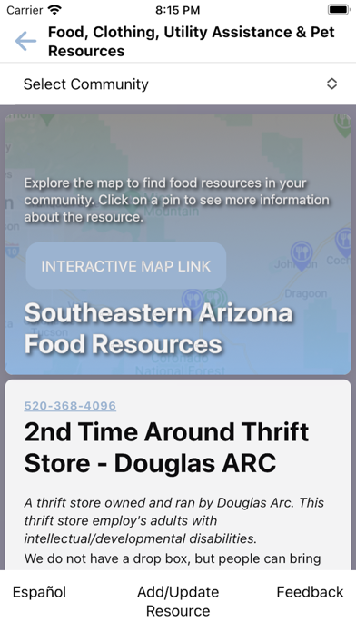 Community Resource Catalog screenshot 3