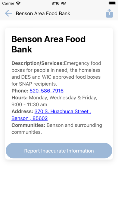 Community Resource Catalog screenshot 1