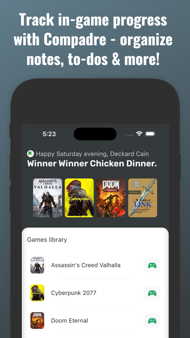Compadre - Game Notes & Todos screenshot 4