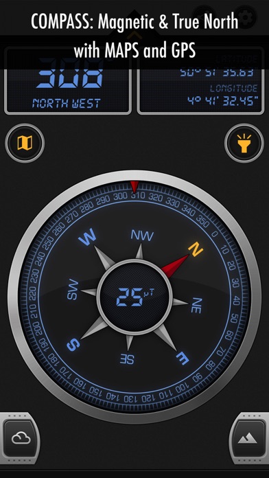 Compass X - GPS Magnetic North screenshot 1
