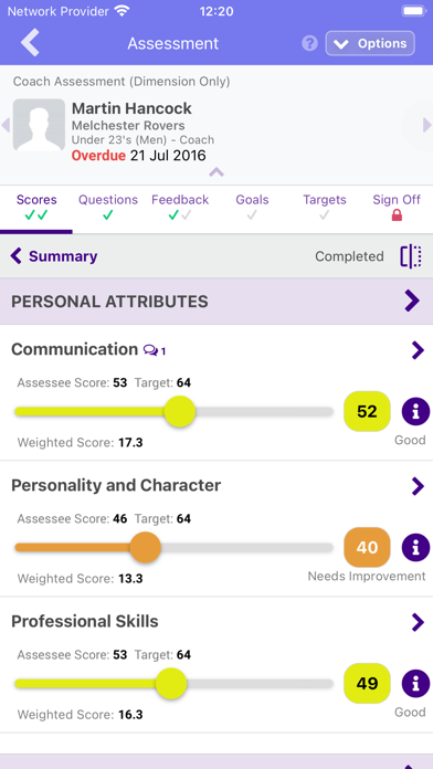 Competence screenshot 2