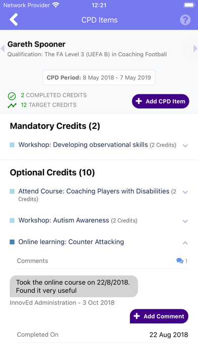 Competence screenshot 1